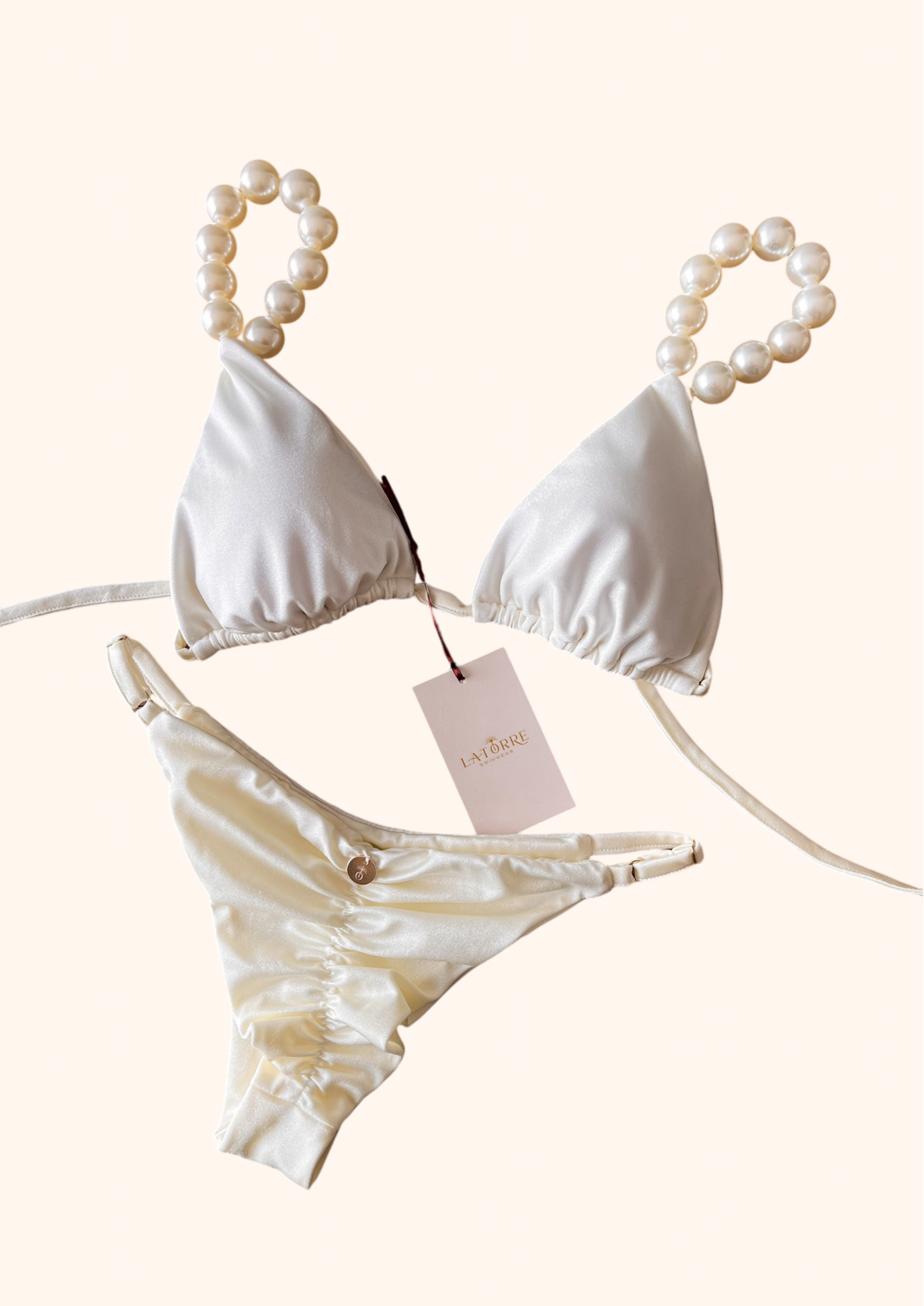 Top & Bottom CAPRI blanco Perla